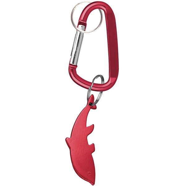 Dolphin Shaped Bottle Opener Key Holder and Carabiner - Image 4