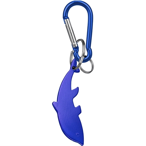 Dolphin Shaped Bottle Opener Key Holder and Carabiner - Image 2