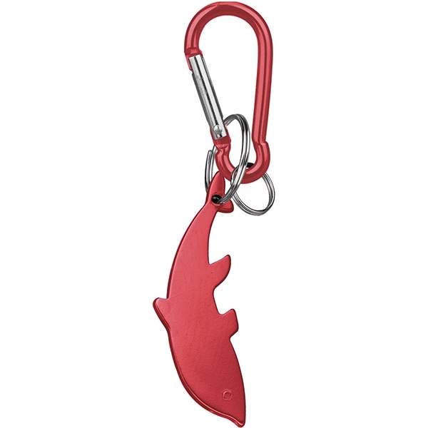Dolphin Shaped Bottle Opener Key Holder and Carabiner - Image 4