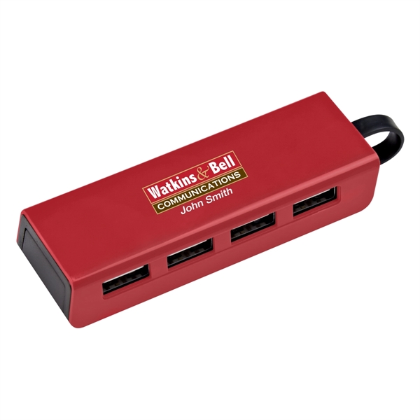 4-Port Traveler USB Hub With Phone Stand - Image 20