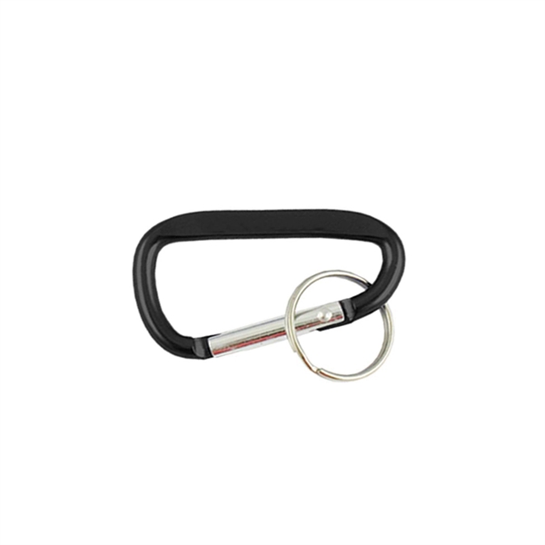 3 1/8" Carabiner with key ring - Image 2