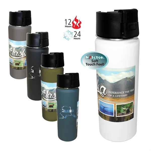 20 oz. Halcyon® Sport Bottle, FCD with Varnish or Varnish O - Image 1