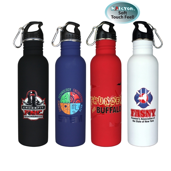 25 oz. Halcyon® Stainless Quest Bottle, FCD with Varnish or - Image 1
