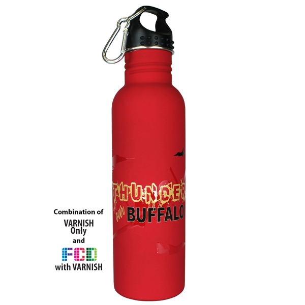 25 oz. Halcyon® Stainless Quest Bottle, FCD with Varnish or - Image 4