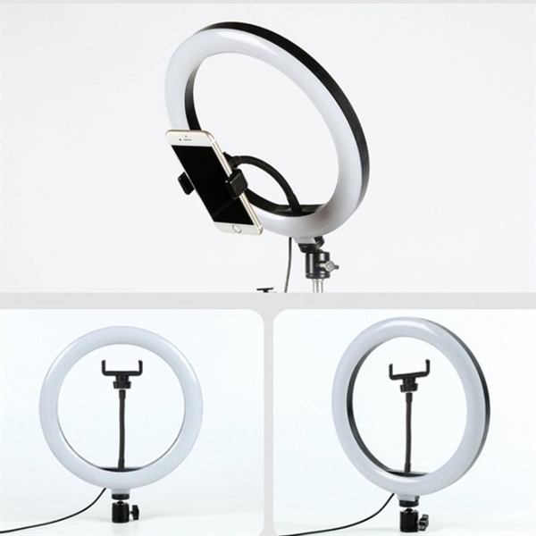 10" Selfie Ring Light With Tripod Stand & Cell Phone Holder - Image 7