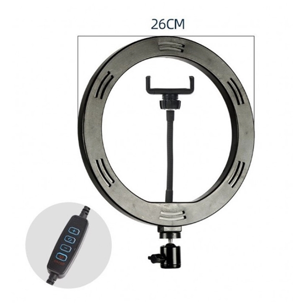 10" Selfie Ring Light With Tripod Stand & Cell Phone Holder - Image 8