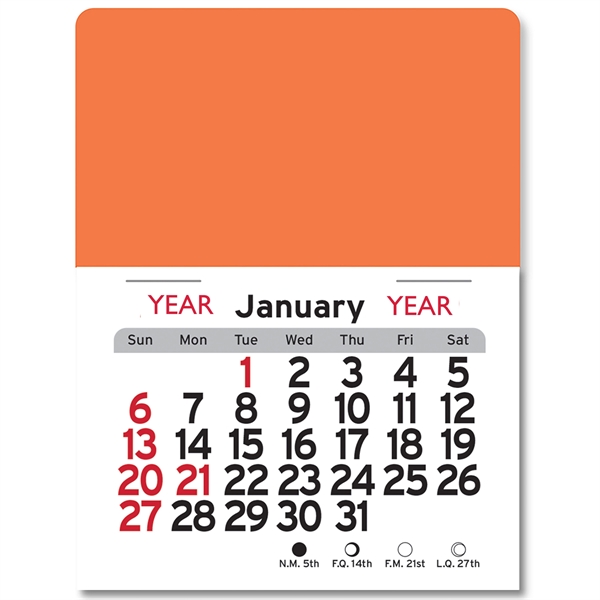 Rectangle Shaped Peel-N-Stick® Calendar - Image 35