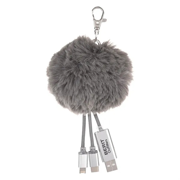 3-In-1 Pom Puff Charging Cable - Image 5