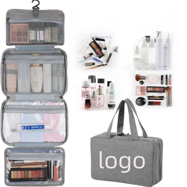 Makeup Bag Travel Cosmetic Case     - Image 1