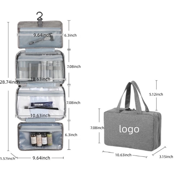 Makeup Bag Travel Cosmetic Case     - Image 2