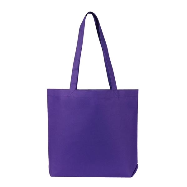 Matching self fabric handles; Large imprint area Tote - Image 8