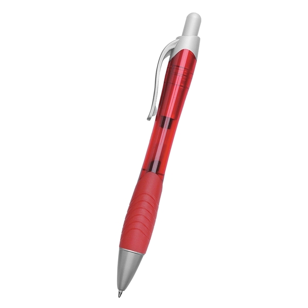 Rio Ballpoint Pen With Contoured Rubber Grip - Image 20