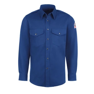 Bulwark Flame Resistant Snap Front Uniform Shirt