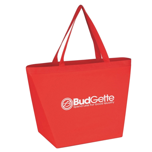 Non-Woven Shopper Tote Bag With Antimicrobial Additive - Image 9
