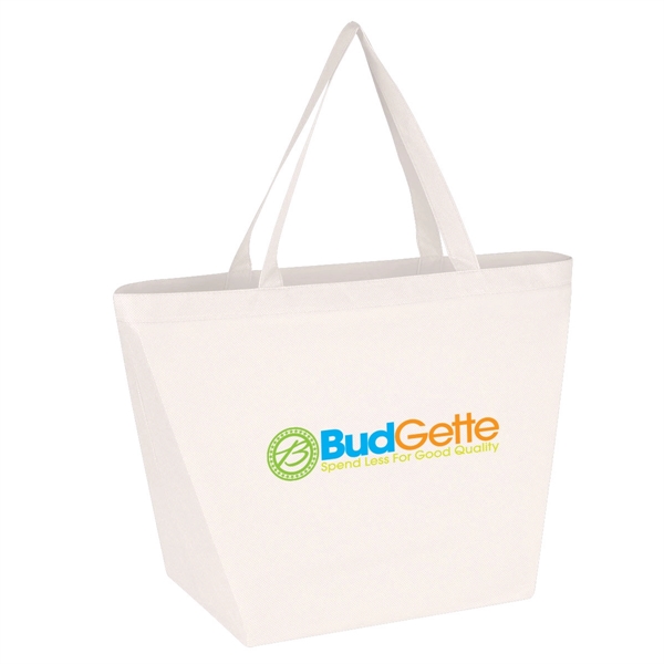 Non-Woven Shopper Tote Bag With Antimicrobial Additive - Image 11