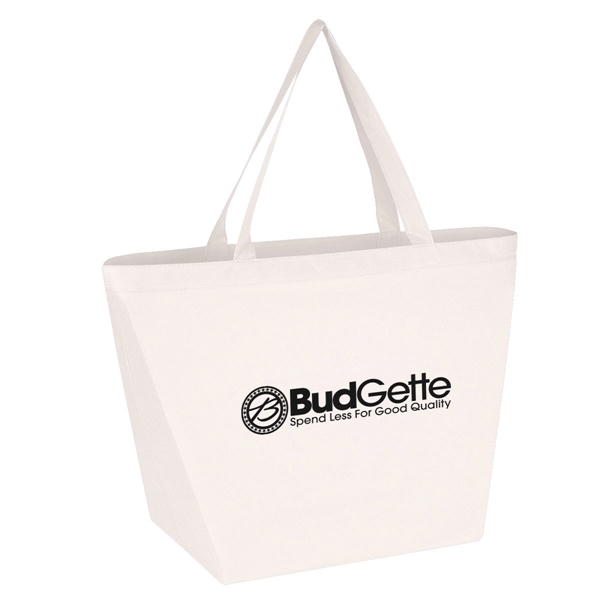 Non-Woven Shopper Tote Bag With Antimicrobial Additive - Image 12
