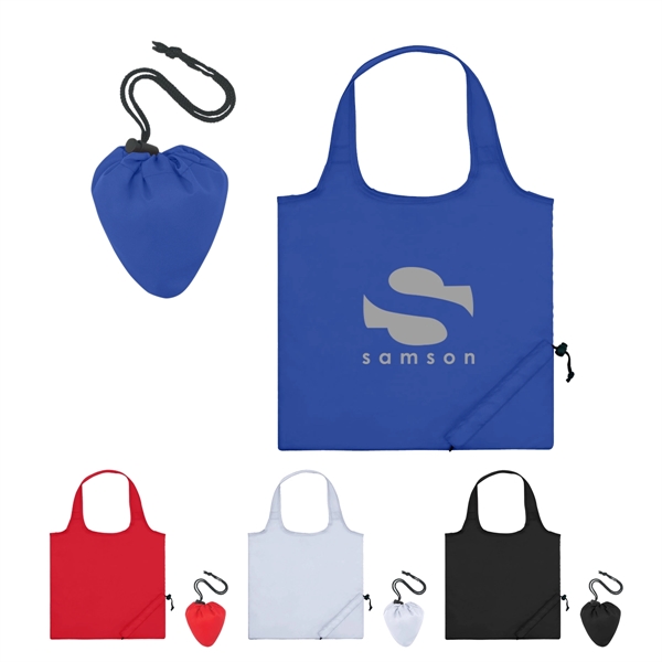 Foldaway Tote Bag With Antimicrobial Additive - Image 1