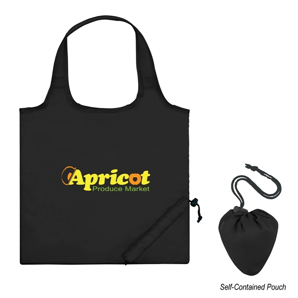 Foldaway Tote Bag With Antimicrobial Additive - Image 3