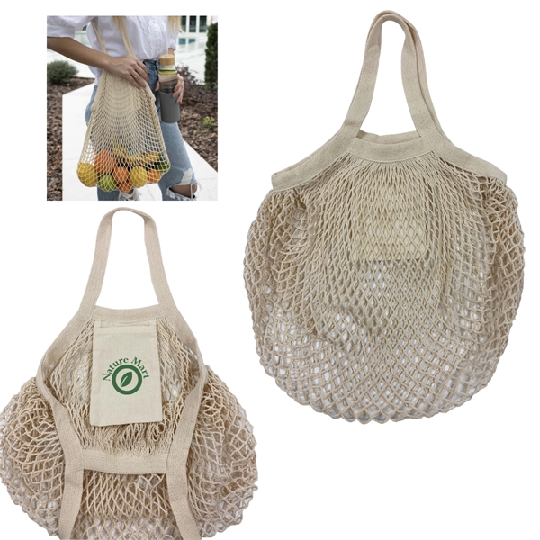 Cotton Market Tote Bag - Image 1