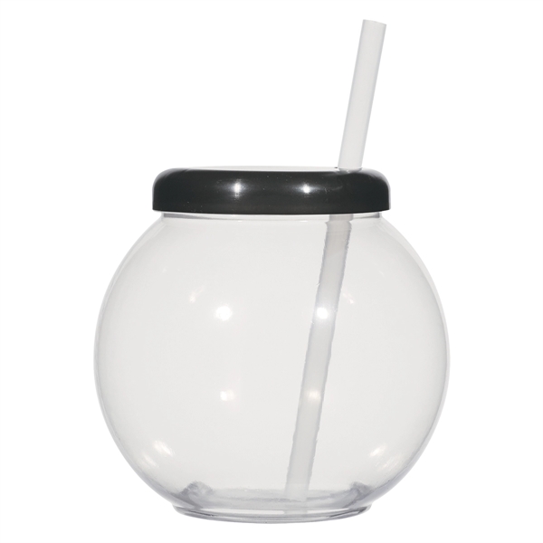 46 oz. Fish Bowl Cup with Straw - Image 5