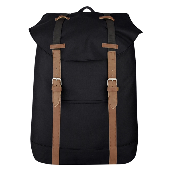 Flap Drawstring Backpack - Image 11