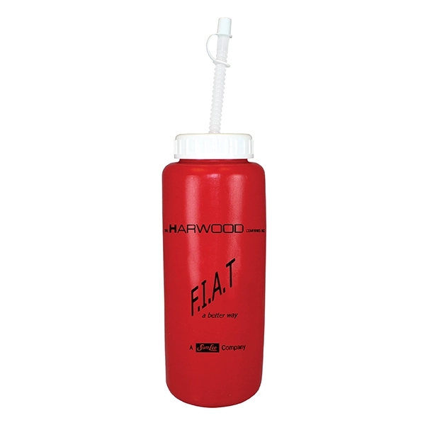 32 oz Grip Bottle with Flexible Straw - Image 17