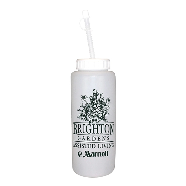32 oz Grip Bottle with Flexible Straw - Image 23