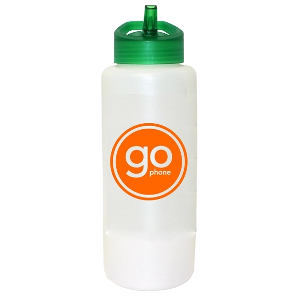 32 oz. Grip Bottle with Straw Cap Lid - Image 3