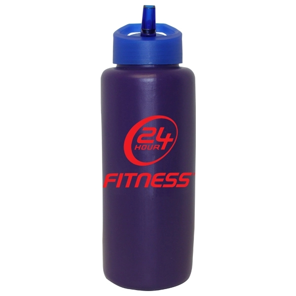 32 oz. Grip Bottle with Straw Cap Lid - Image 5