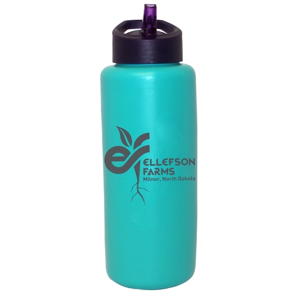 32 oz. Grip Bottle with Straw Cap Lid - Image 7