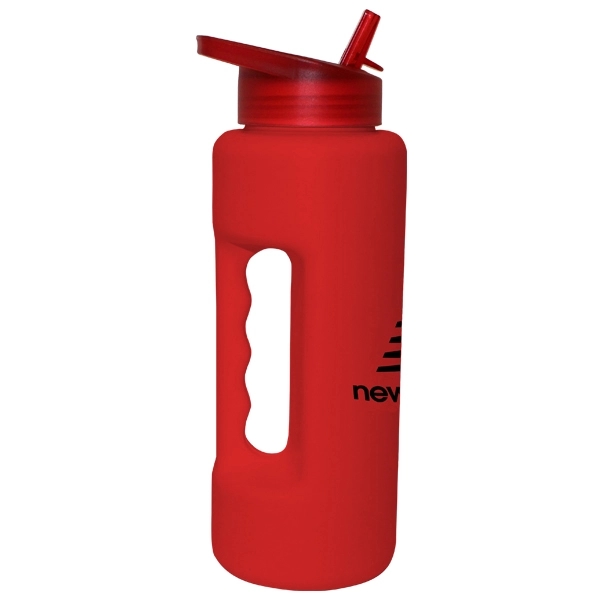 32 oz. Grip Bottle with Straw Cap Lid - Image 9