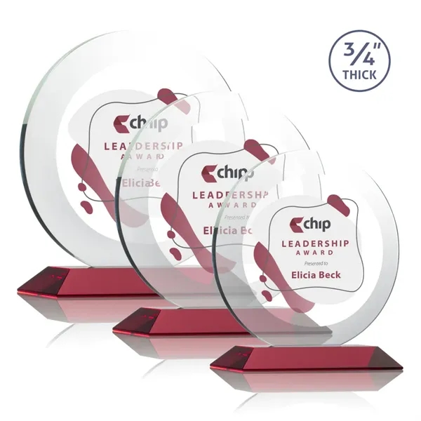 Gibralter VividPrint™ Award - Red - Image 1