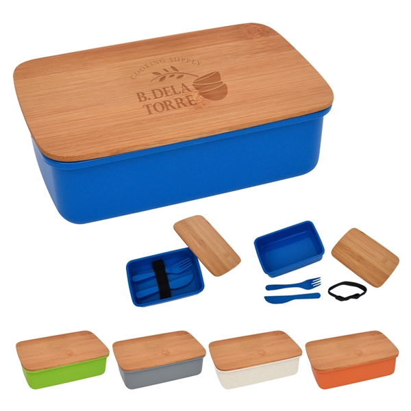 Lunch Set With Bamboo Lid - Image 1