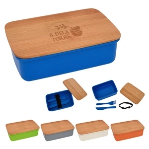 Lunch Set With Bamboo Lid