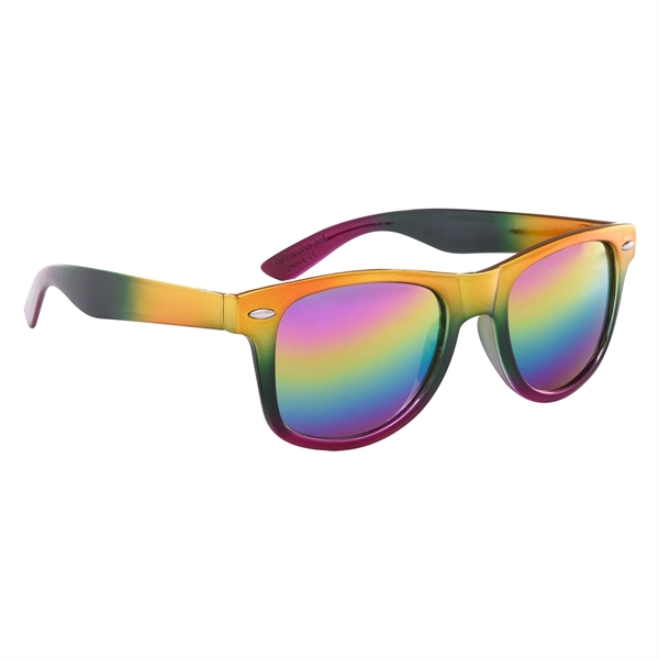 Metallic Rainbow Malibu Sunglasses - Image 6