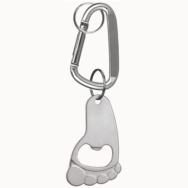 Foot Shaped Bottle Opener Key Holder and Carabiner - Image 6
