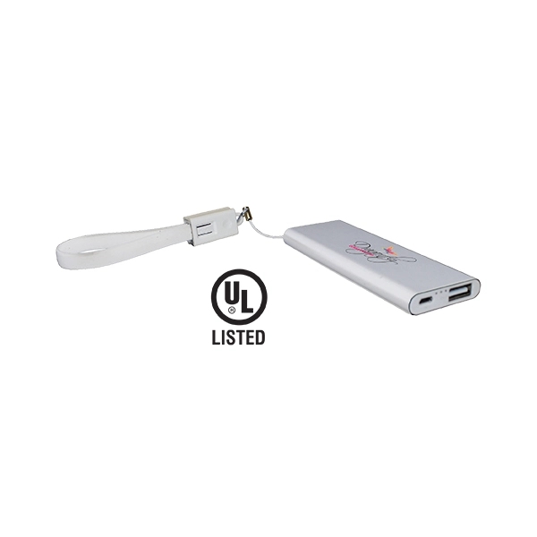 Flat Power Bank With Cable, Full Color Digital - Image 20