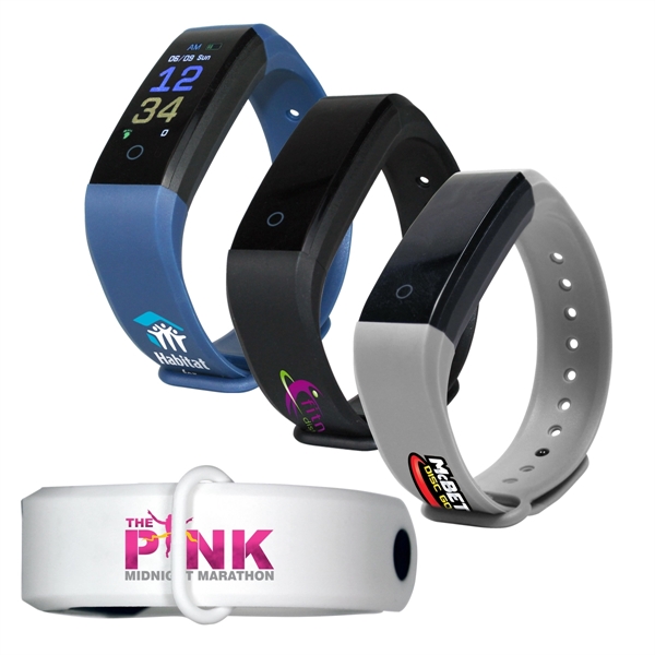 Activity Tracker Wristband 2.0, Full Color Digital - Image 1