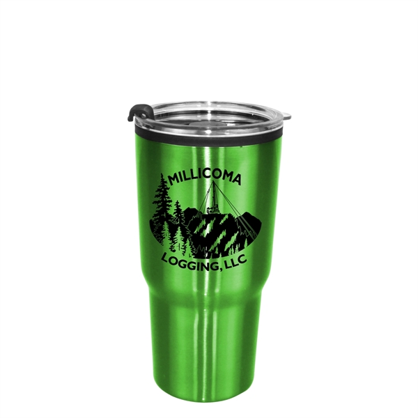 20 oz. Ares Tumbler with Stainless Straw/Flip Top Lid - Image 4