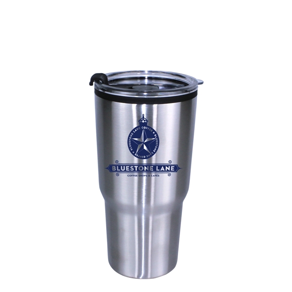 20 oz. Ares Tumbler with Stainless Straw/Flip Top Lid - Image 6