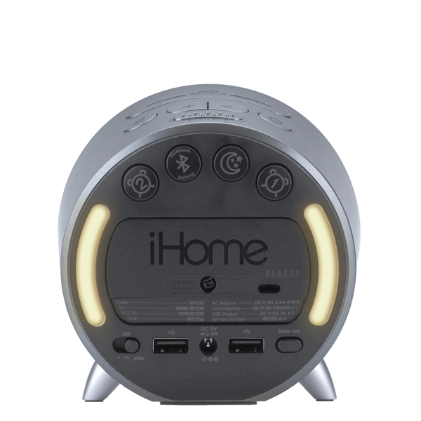 Home IBT235 Bluetooth Digital Alarm Clock With Dual USB  - Image 2