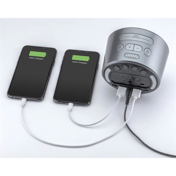 Home IBT235 Bluetooth Digital Alarm Clock With Dual USB  - Image 4