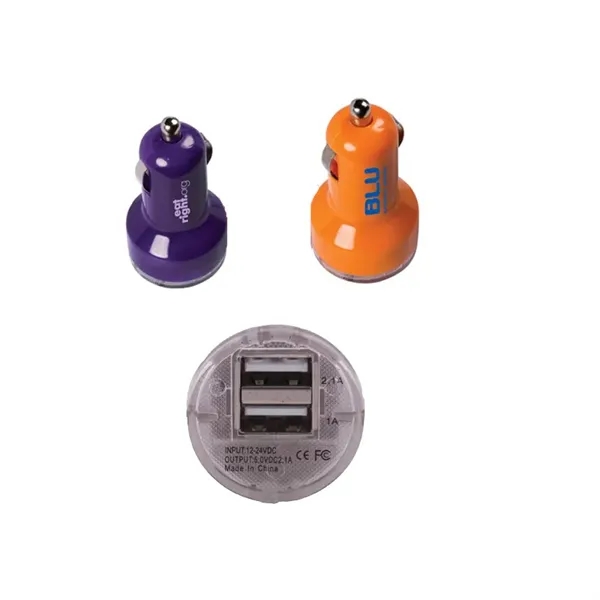 Duo USB Car Adapter - Image 1