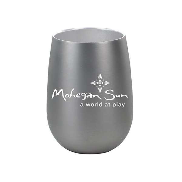 12 oz. Halcyon® Stainless Steel Wine Glass - Image 6