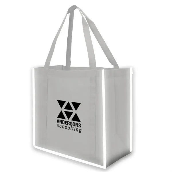 Reflective Large Grocery Tote Bag - Image 20