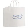 Festival brand custom logo shopping bag paper handle bags