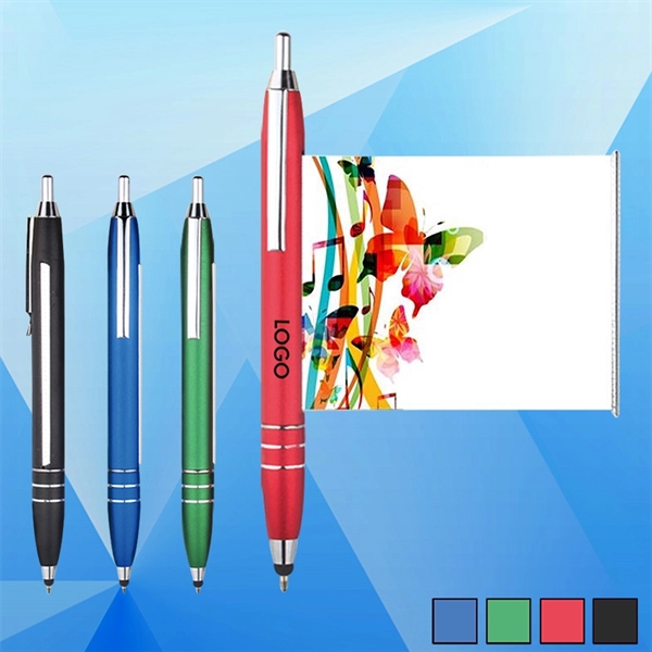 Executive Ballpoint Banner Pen w/ Stylus - Image 1