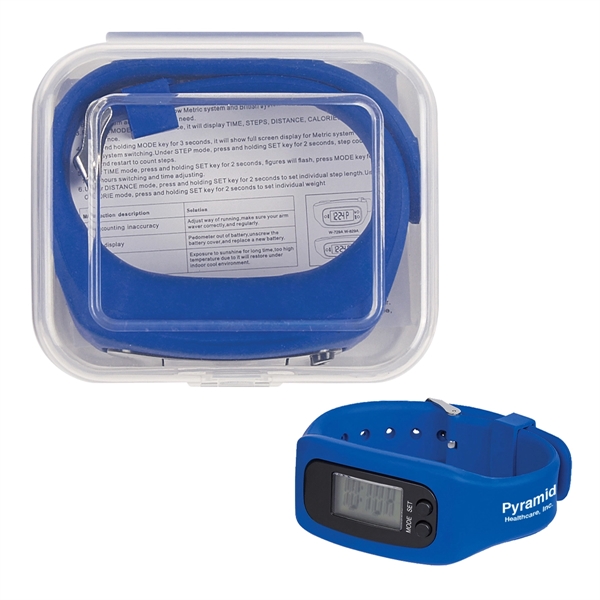 Digital LCD Pedometer Watch In Case - Image 11