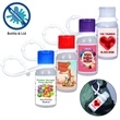 1 oz. Gel Sanitizer with lanyard , Full Color Digital - Image 1