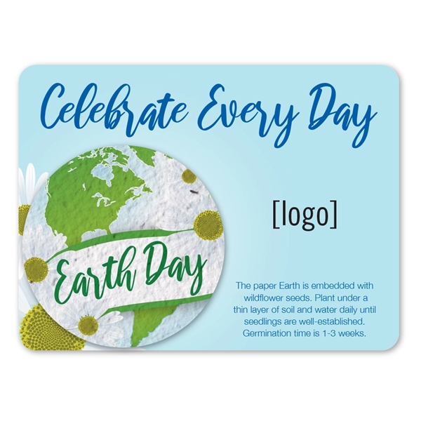 Earth Day Seed Paper Pin Mini Gift Pack - Image 1
